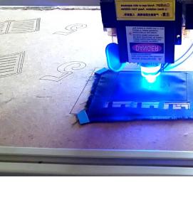 Лазерная резка ткани - вариант 1