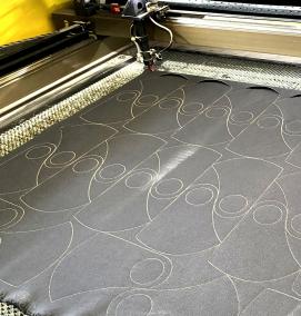 Лазерная резка ткани - вариант 3