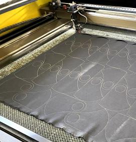 Лазерная резка ткани - вариант 2