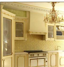 Лепнина на кухне - модель 4