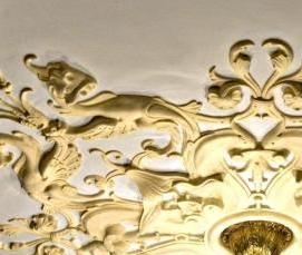 Лепнина на потолке - вариант 3