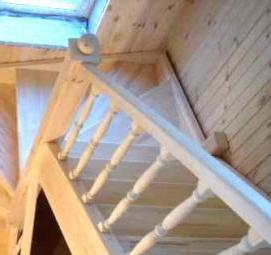 Лестница забежная деревянная Омск