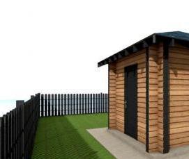 Летние беседки из бруса - вариант 3