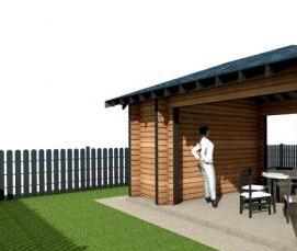 Летние беседки из бруса - вариант 2