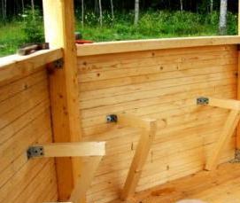 Летние беседки шестиугольные для дачи - модель 3