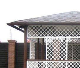 Летние беседки шестиугольные для дачи - модель 2