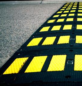 Лежачий полицейский из асфальта - тип 1