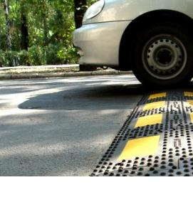 Лежачий полицейский из асфальта - тип 3