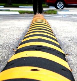 Лежачий полицейский из асфальта - тип 2