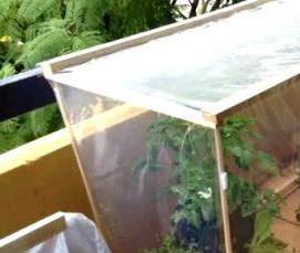 Маленькая теплица из оконных рам - тип 4