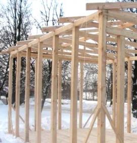 Материалы для каркасного гаража - вариант 2