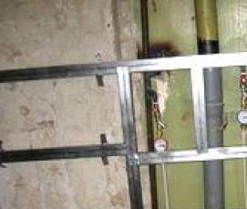 Металлическая обрешетка под - модель 1