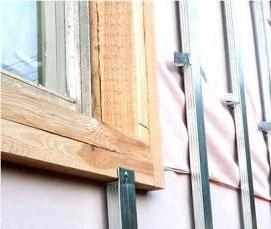 Металлическая обрешетка под - модель 4