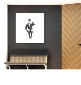 Металлические межкомнатные двери в комнату - модель 2