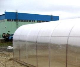 Металлический каркас теплицы из профильной трубы - тип 4