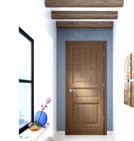 Межкомнатные двери цвет серый дуб - тип 1