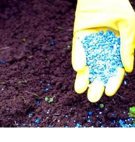 Минеральные удобрения для газона - тип 1