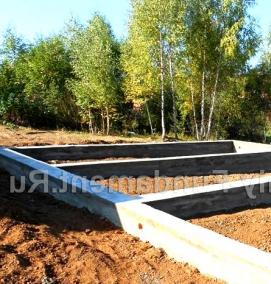 Монолитный ленточный фундамент - модель 4