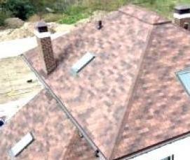 Монтаж битумной кровли - модель 1