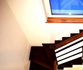 Монтаж деревянной лестницы - вариант 1