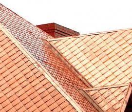 Монтаж фальцевой кровли из меди - вариант 4