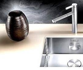 Монтаж каменной мойки в столешницу - вариант 1