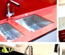 Монтаж каменной мойки в столешницу - вариант 4