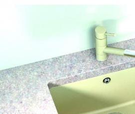 Монтаж каменной мойки в столешницу - вариант 3