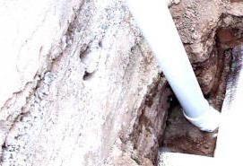 Монтаж канализации в ванной - тип 1