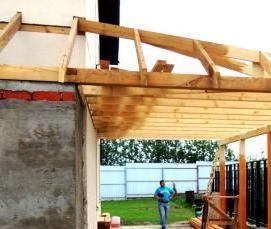 Монтаж монолитного поликарбоната на деревянный каркас - вариант 4