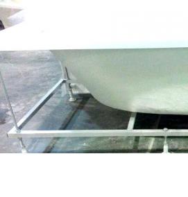 Монтаж напольной ванны - модель 4