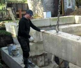 Монтаж вентиляционных блоков - модель 4