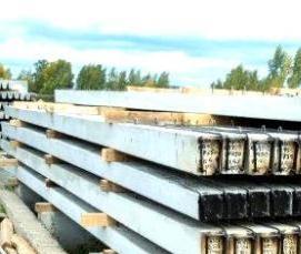 Монтаж железобетонных ригелей - модель 1