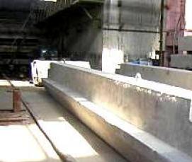 Монтаж железобетонных ригелей - модель 3