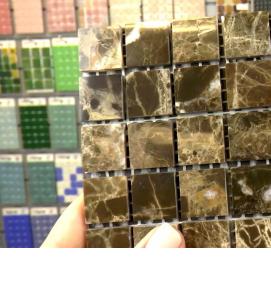 Мозаика коричневого цвета - модель 2