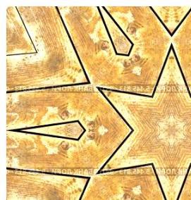 Мозаика в бежевых тонах - тип 2