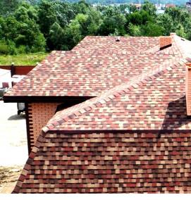 Мягкая гибкая черепица - вариант 4