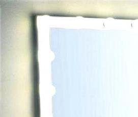 Напольное зеркало с подсветкой из лампочек - вариант 1