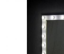 Напольное зеркало с подсветкой из лампочек - вариант 3