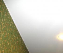 Натяжной потолок эконом класса - тип 1