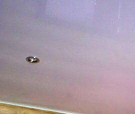 Натяжной потолок на деревянный потолок - тип 2