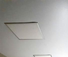 Натяжной потолок с круглыми углами - вариант 1