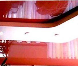 Натяжной потолок с круглыми углами - вариант 4