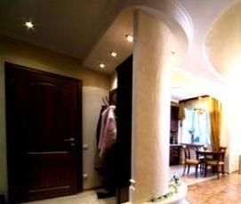 Натяжной потолок с круглыми углами - вариант 2