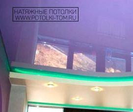 Натяжной потолок с led подсветкой Москва