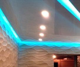 Натяжные и подвесные потолки - тип 4