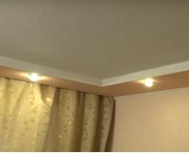 Натяжные и подвесные потолки - тип 3