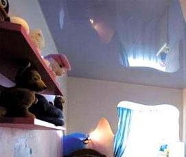 Натяжные потолки детские со звездами - тип 1