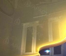 Натяжные потолки детские со звездами - тип 2