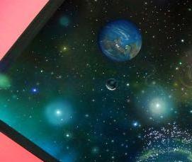 Натяжные потолки фотопечать звездное небо - тип 4